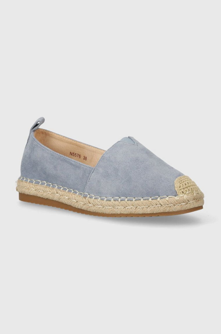 Answear Lab espadryle kolor niebieski