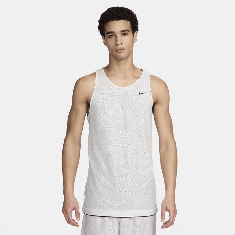 Męska dwustronna koszulka do koszykówki Dri-FIT Nike Standard Issue - Biel