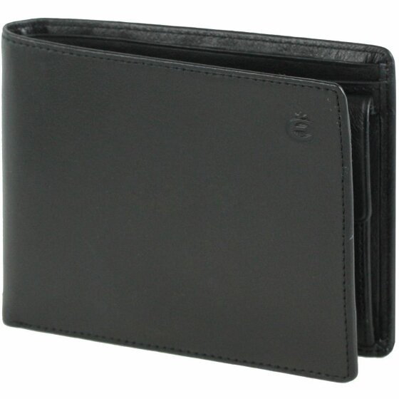 Esquire Logo Wallet VII Leather 12 cm schwarz