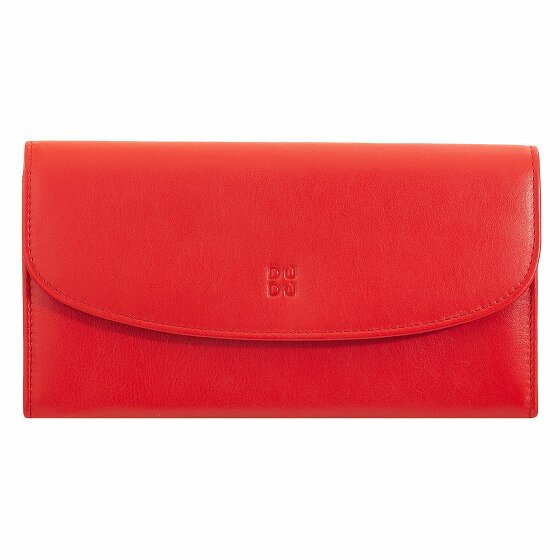 DuDu Kolorowy Portfel Gandia RFID Skórzany 19 cm flame red