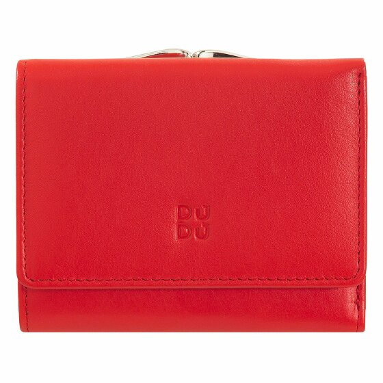 DuDu Corsica Portfel Ochrona RFID Skórzany 11 cm flame red