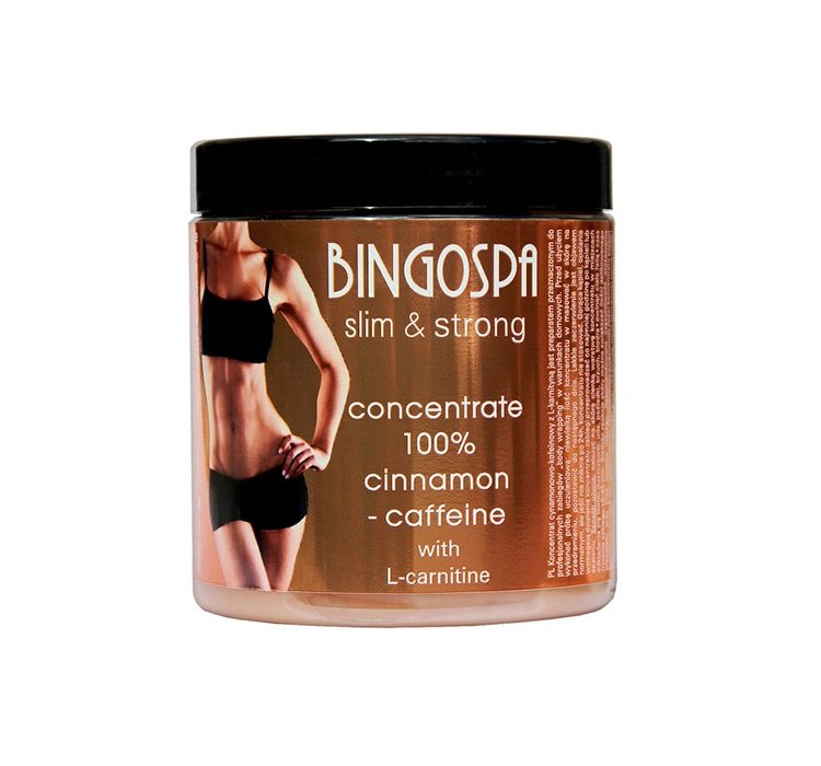 BINGOSPA SLIM&STRONG KONCENTRAT CYNAMONOWO-KOFEINOWY Z L-KARNITYNĄ 250G