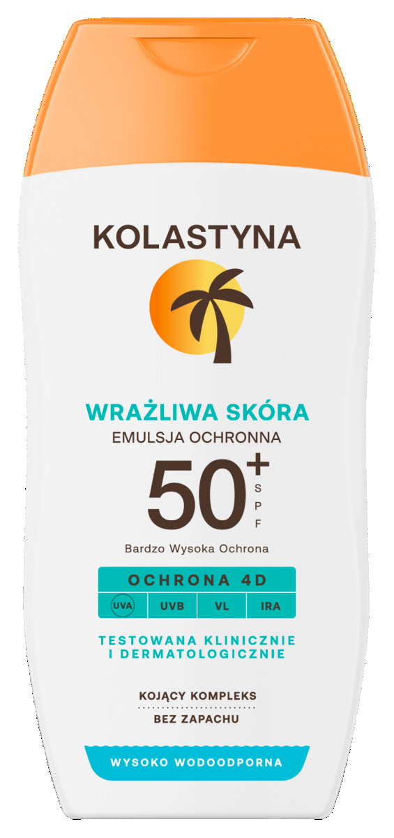 Kolastyna Sun SPF50+ - Wrażliwa Skóra Emulsja ochronna SPF 50+ 150 ml