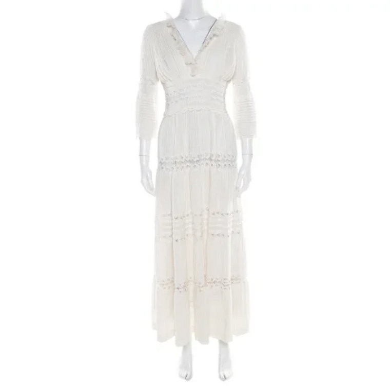 Pre-owned Linen dresses Chloé Pre-owned