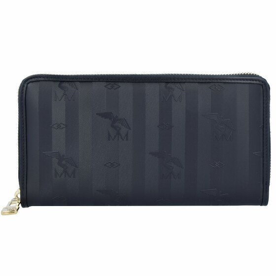 Maison Mollerus Vinerus Clariden Wallet 19 cm black / gold