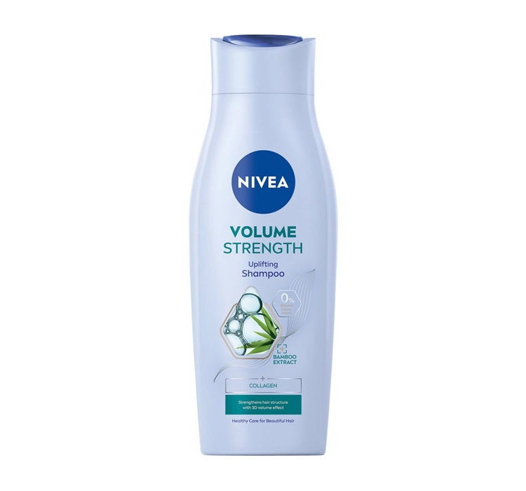 NIVEA VOLUME&STRENGTH ŁAGODNY SZAMPON PIELĘGNUJĄCY DO WŁOSÓW 400ML