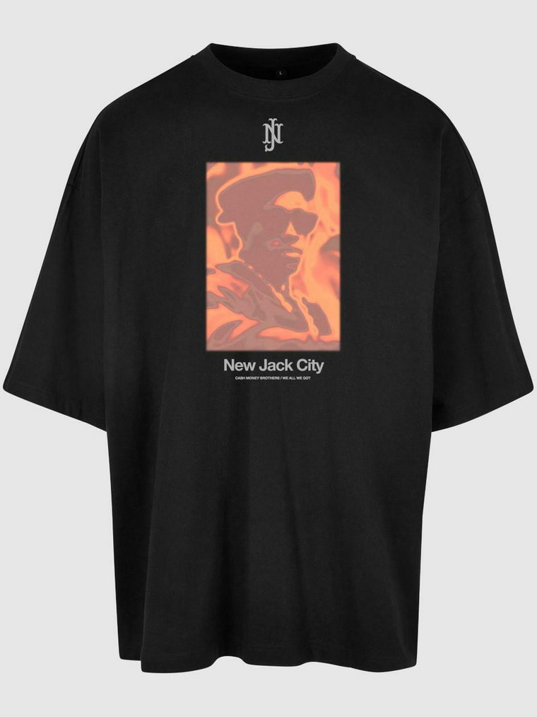 Koszulka Z Krótkim Rękawem Upscale New Jack City Czarna