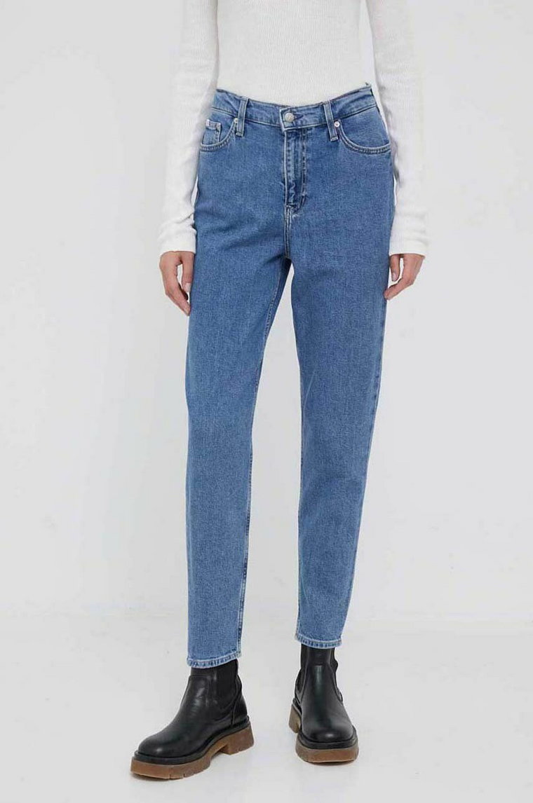 Calvin Klein Jeans jeansy damskie high waist