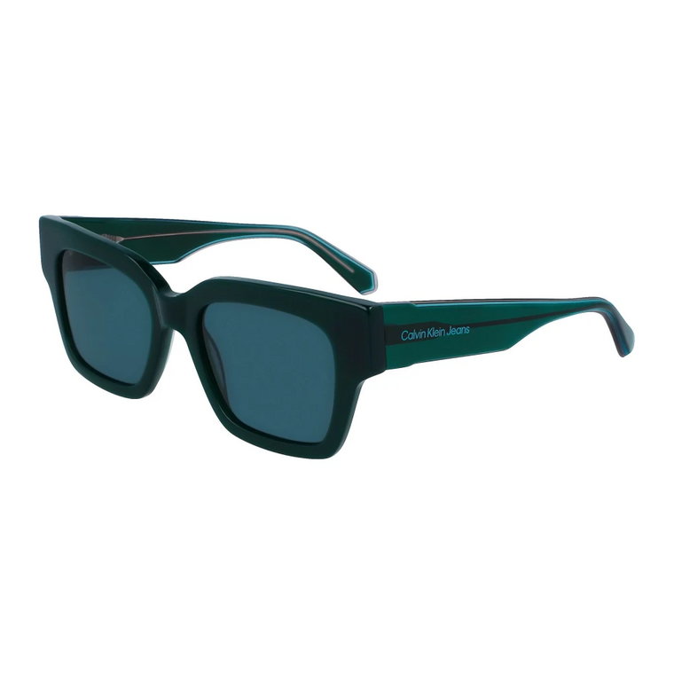 Ciemnozielone okulary przeciwsłoneczne Ckj23601S Calvin Klein