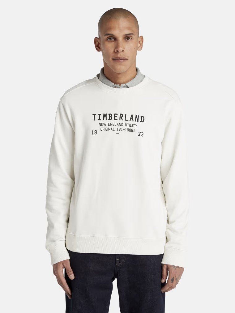 Bluza bez kaptura męska Timberland TB0A6FMV XXXL Biała (196247871647). Bluzy męskie bez kaptura