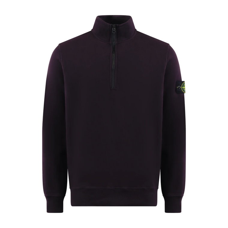 Stylowy Sweter z Zamkiem dla Mężczyzn Stone Island