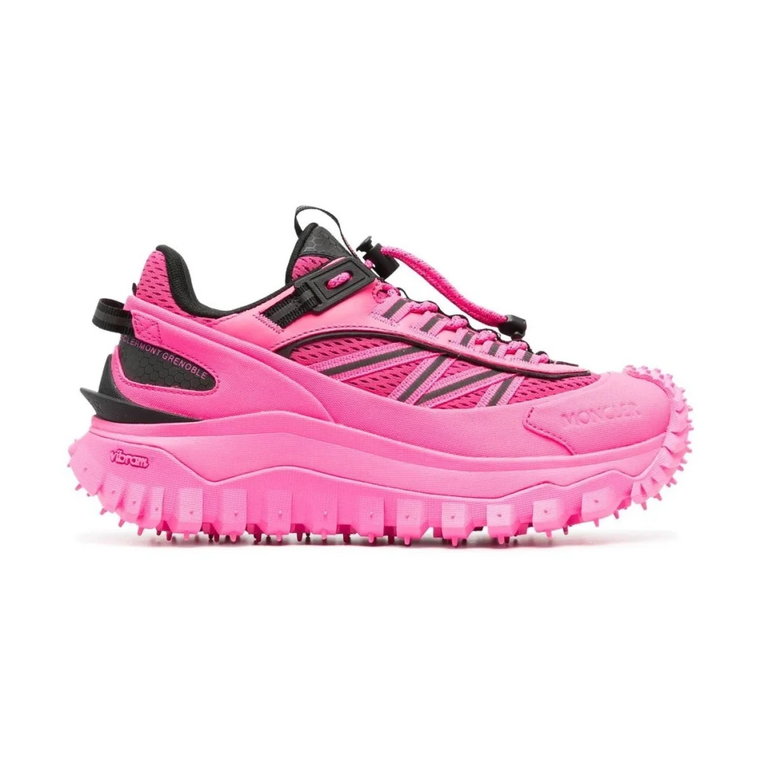 Fuchsia Trailgrip Sneakers dla modnych kobiet Moncler