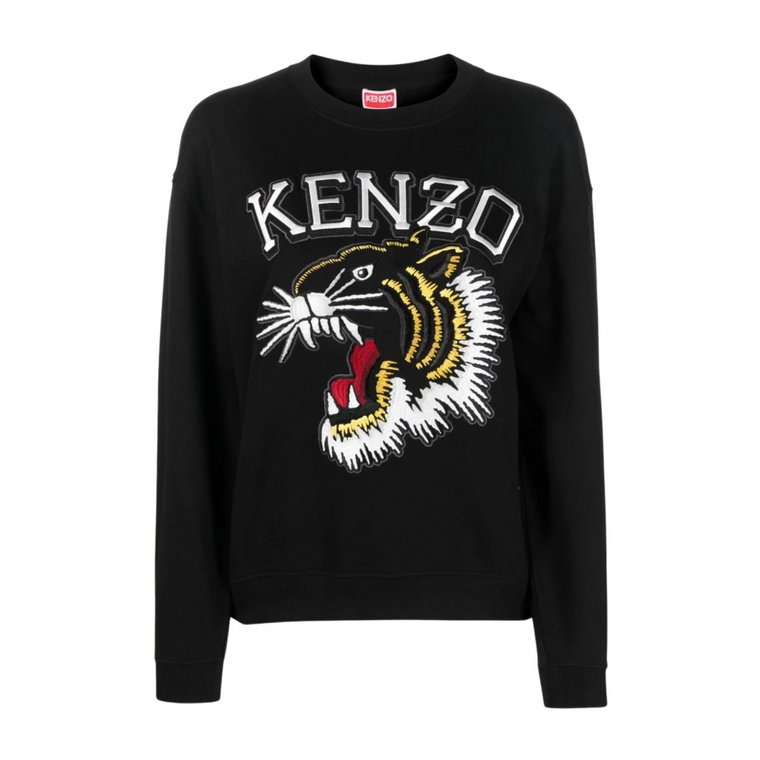 Czarne Swetry z obcasem 4,5 cm Kenzo