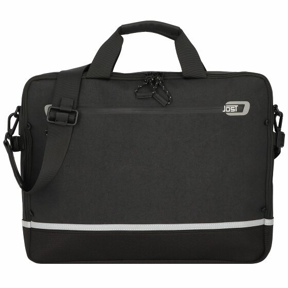 Jost Lillehammer Briefcase 40 cm przegroda na laptopa schwarz