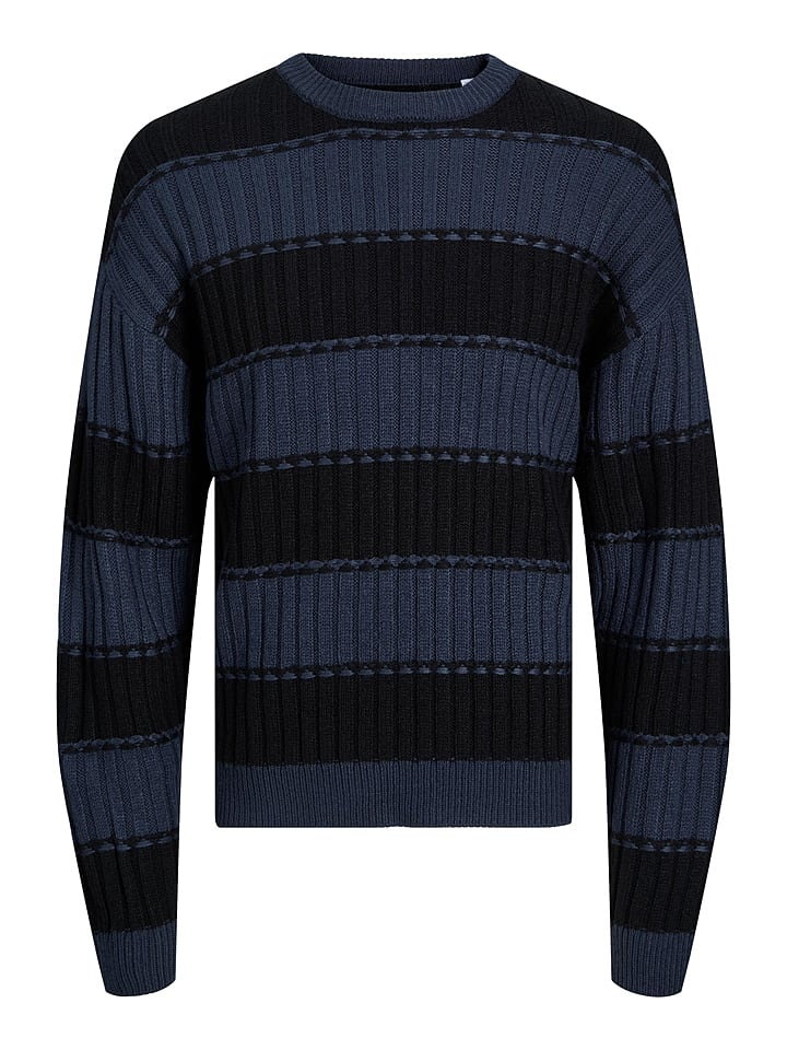 Jack & Jones Sweter "Luca" w kolorze granatowym