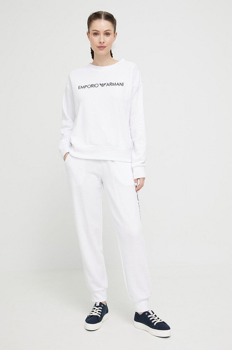 Emporio Armani Underwear dres damski kolor biały
