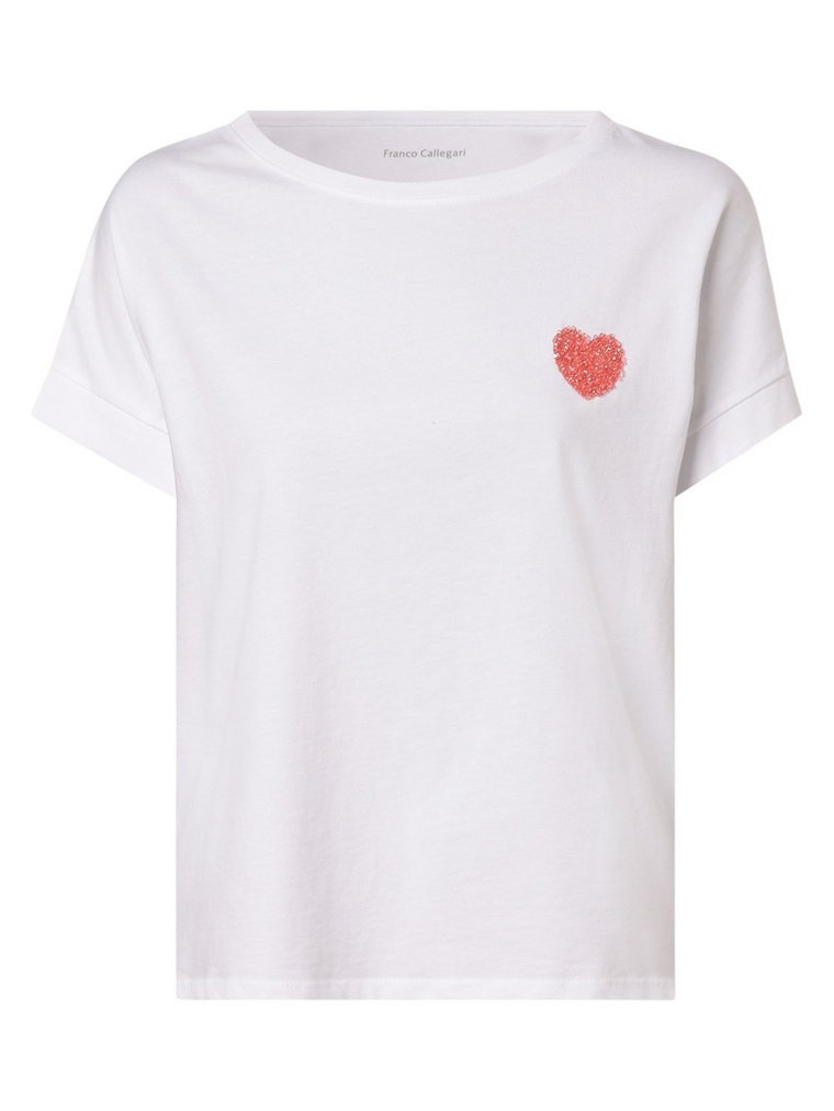 Franco Callegari - T-shirt damski, biały