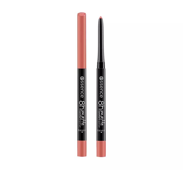 ESSENCE 8H MATTE COMFORT WODOODPORNA KONTURÓWKA DO UST 04 ROSY NUDE 0,3G