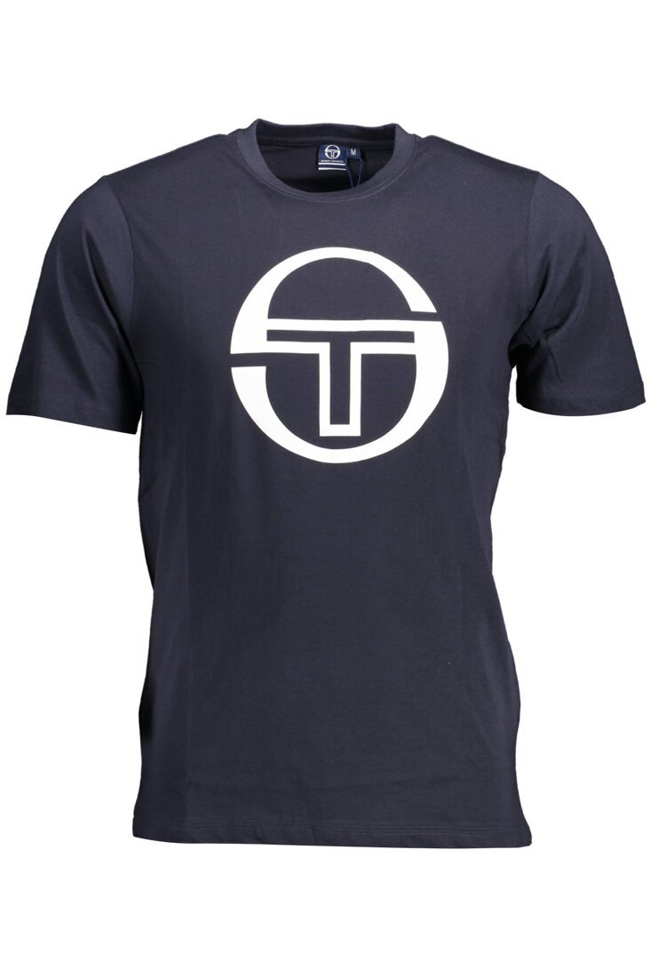 T-SHIRT Z KRÓTKIM RĘKAWEM SERGIO TACCHINI NIEBIESKI