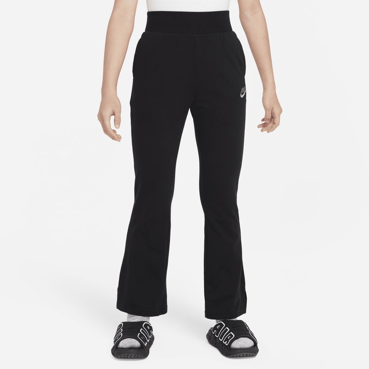 Spodnie z rozszerzanymi nogawkami dla dużych dzieci (dziewcząt) Nike Sportswear - Fiolet