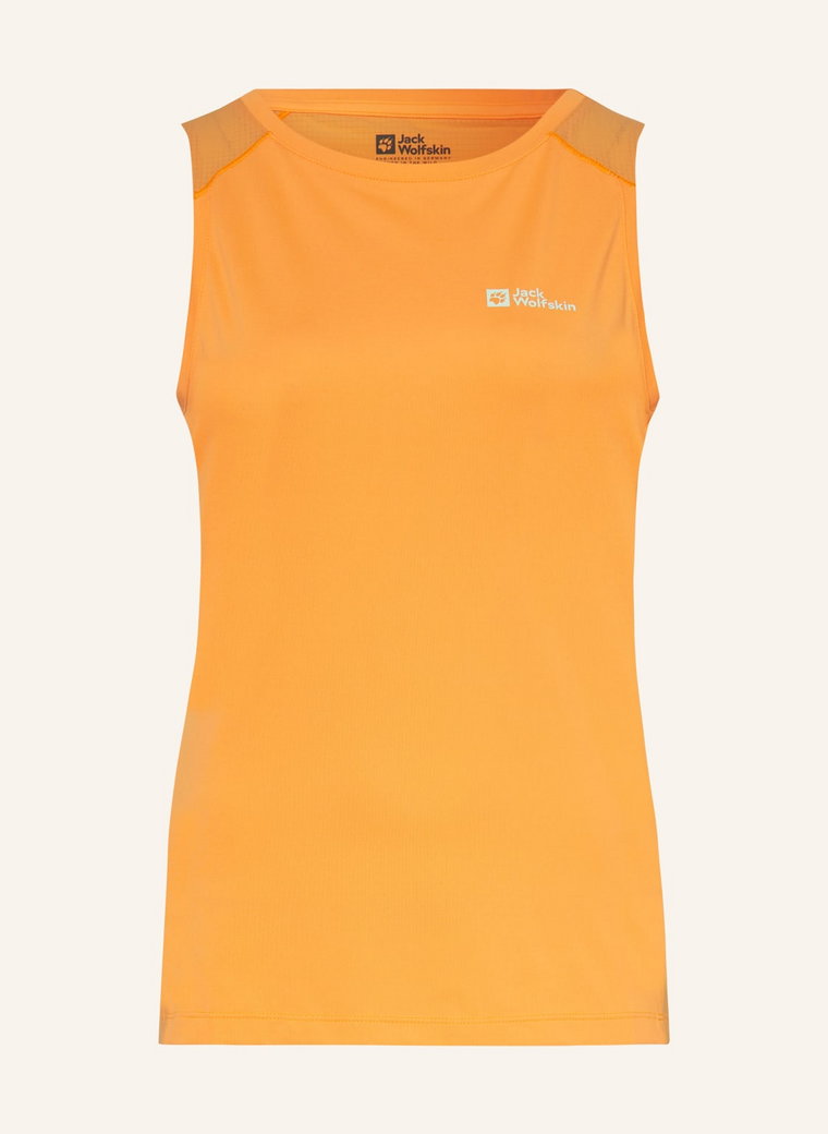 Jack Wolfskin Tank Top Prelight Chill orange