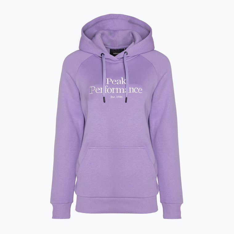 Bluza damska Peak Performance Original Hood bougainvillea