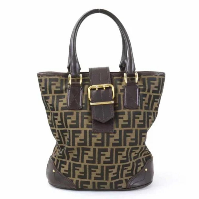 Pre-owned Canvas handbags Fendi Vintage