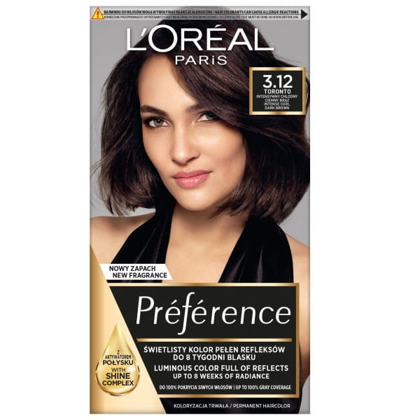 L'Oreal Paris Preference farba do włosów 3.12 Toronto