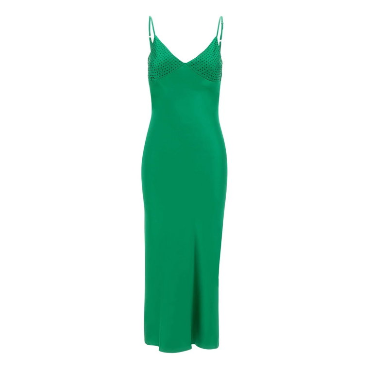 Emerald Green Satin Lingerie Dress Liu Jo