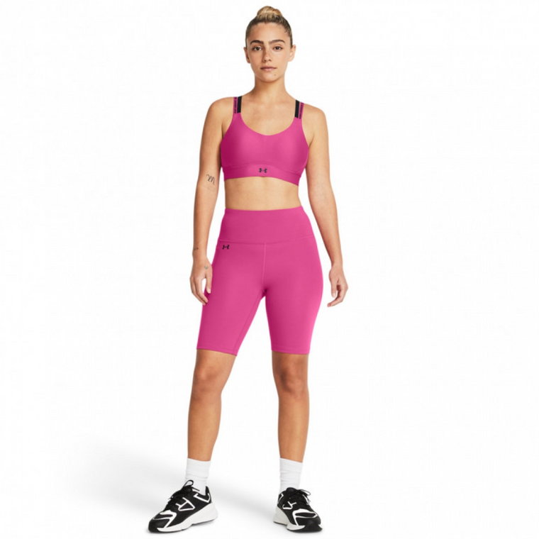 Damskie kolarki treningowe Under Armour Motion Bike Short - różowe