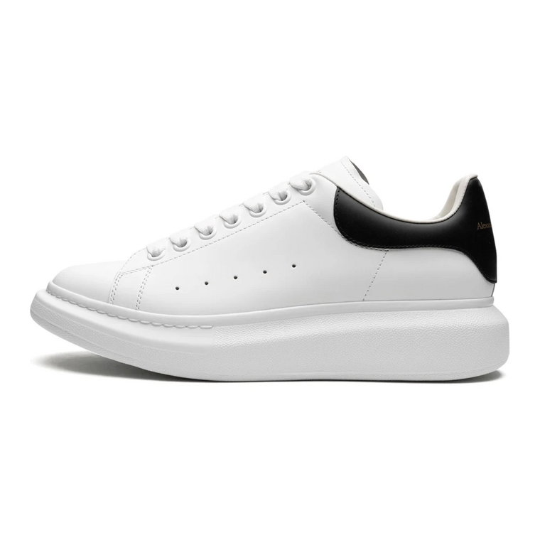 Oversized Ivory Black Sneakers Alexander McQueen