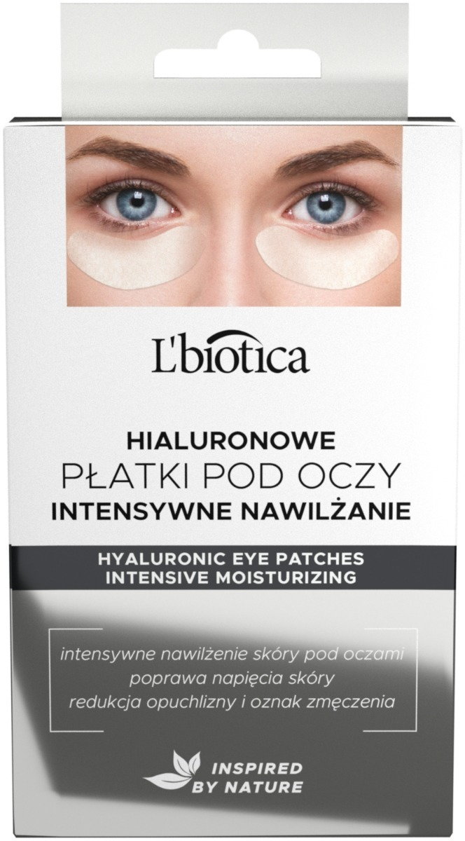 L'biotica - płatki pod oczy nawilżające z kwasem hialuronowym 3x2szt