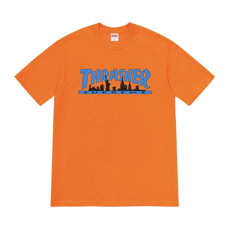 Limitowana edycja Skyline Tee Orange Supreme