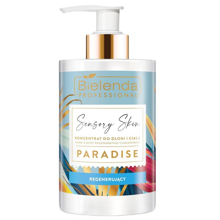 Bielenda Professional, IS SENSORY SKIN, Regenerujący Krem do dłoni i ciała PARADISE, 300 ml