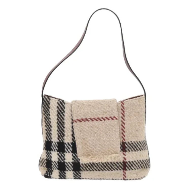 Pre-owned Wool shoulder-bags Burberry Vintage