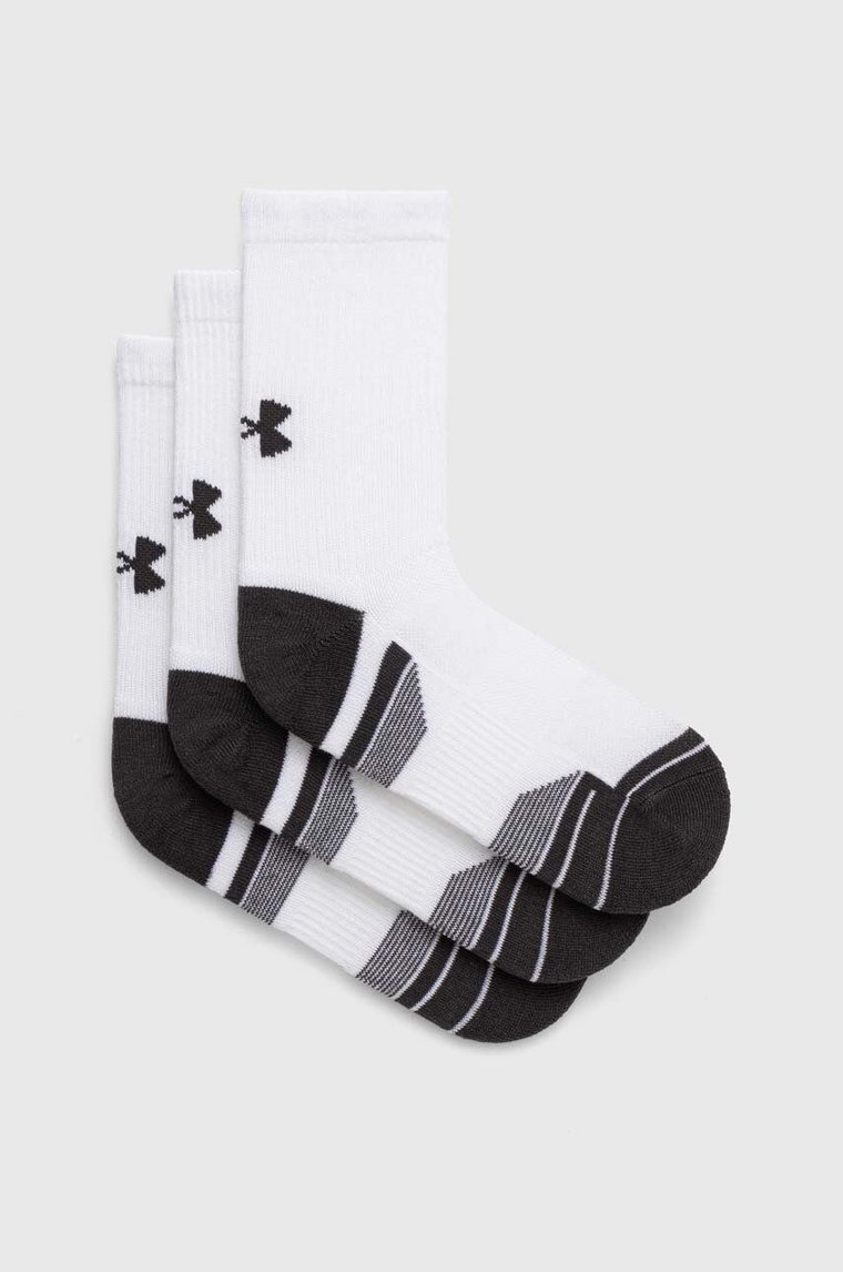 Under Armour skarpetki 3-pack męskie kolor biały 1379512