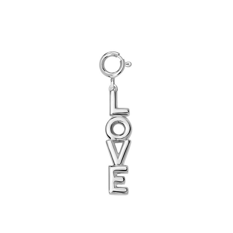 Zawieszka srebrna charms - love - Love Story