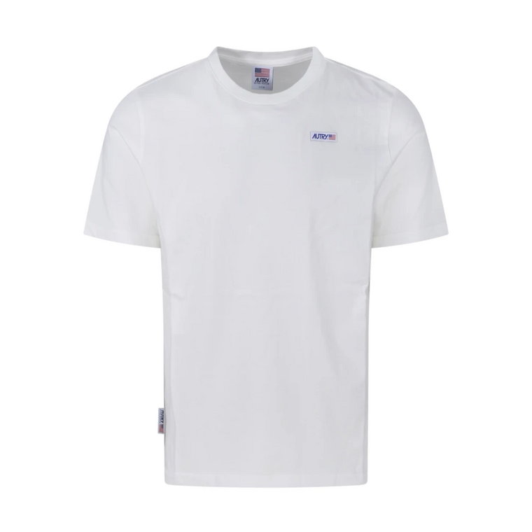Klasyczny Biały T-Shirt Icon dla Mężczyzn Autry