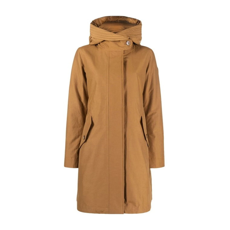 Kamelowa Reversible Puchowa Kurtka Woolrich