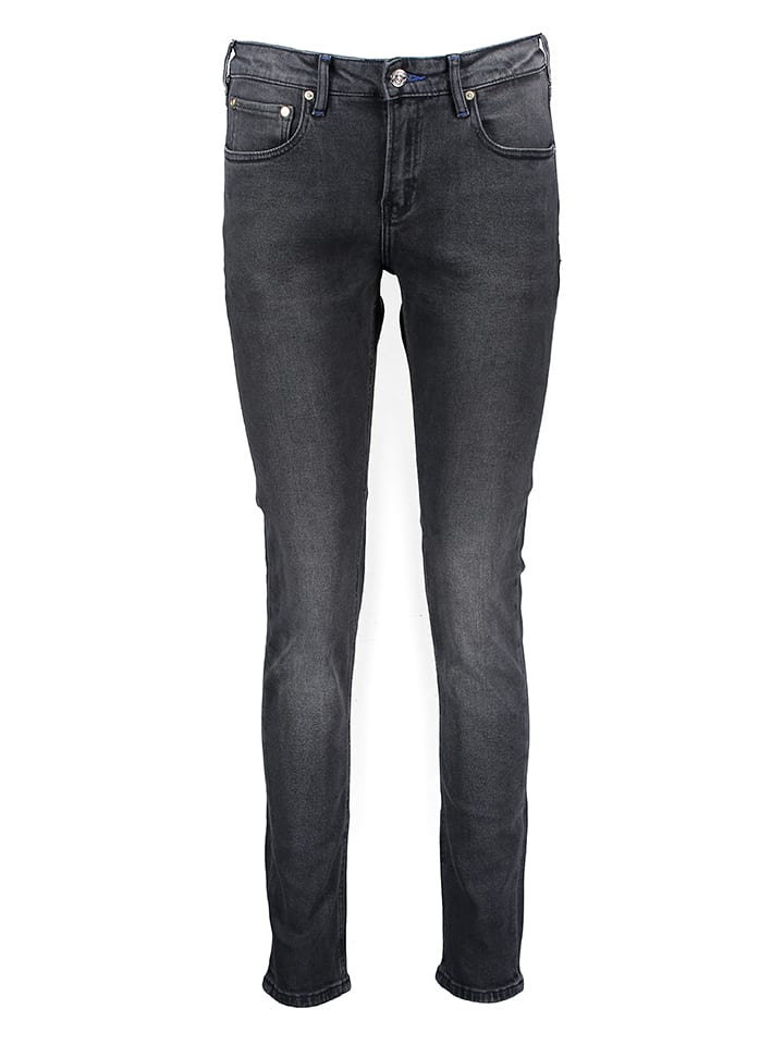 Scotch & Soda Dżinsy "New Hero" - Skinny fit - w kolorze antracytowym