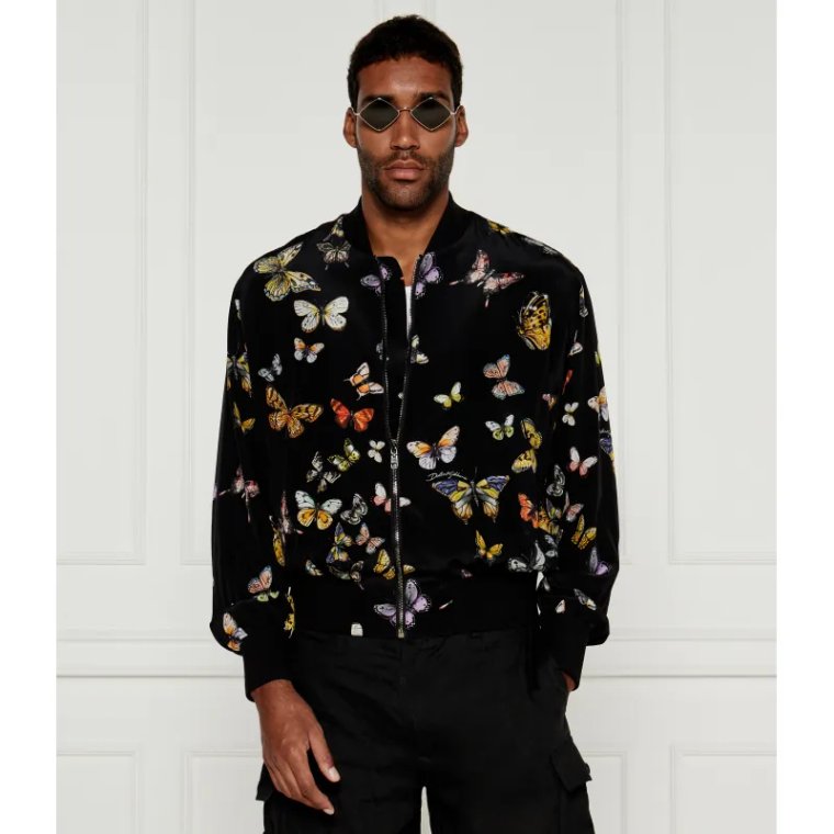 Dolce & Gabbana Jedwabna kurtka bomber | Regular Fit