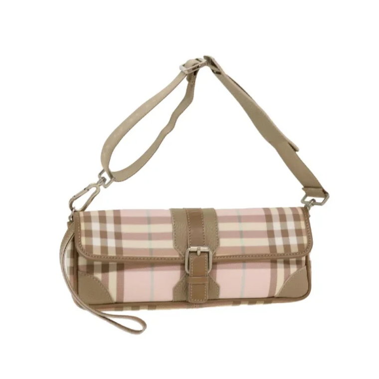 Pre-owned Canvas shoulder-bags Burberry Vintage