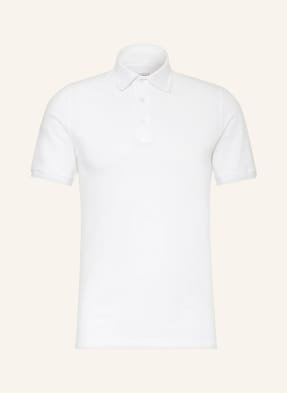 Fedeli Koszulka Polo Z Piki Extra Slim Fit weiss