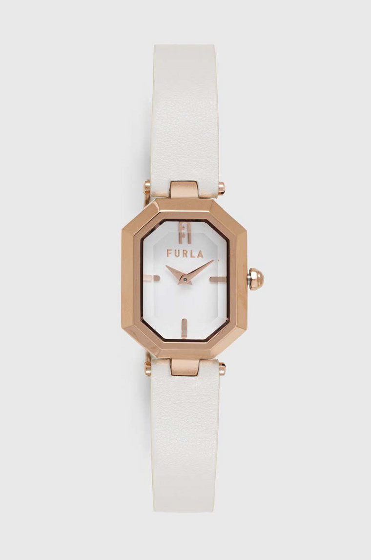 Furla zegarek damski kolor biały