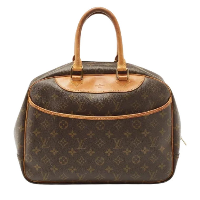 Brązowa Skórzana Używana Torba Projektanta Louis Vuitton Vintage