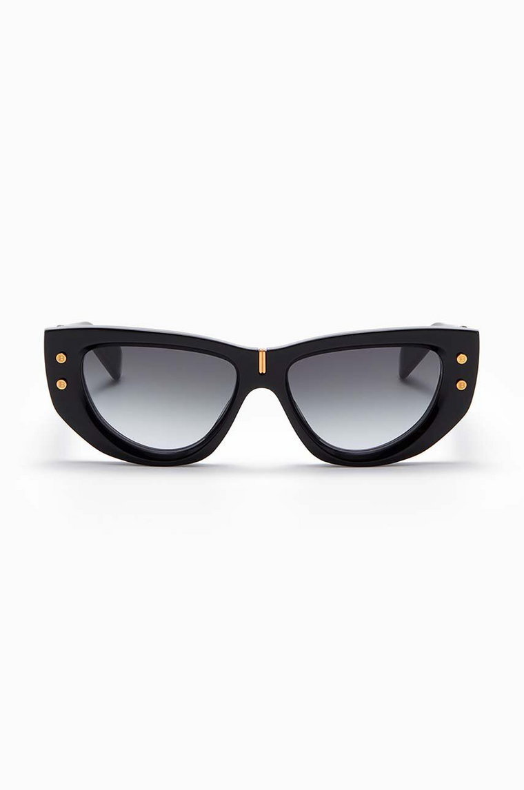 Balmain okulary przeciwsłoneczne damskie kolor czarny BPS-151A