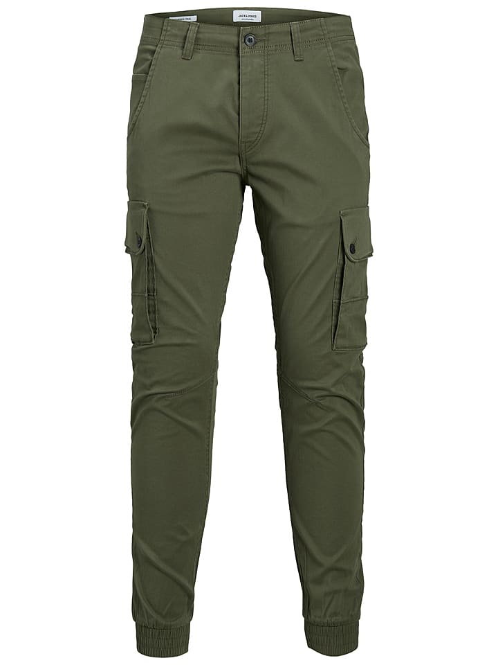 Jack & Jones Bojówki "Paul" w kolorze khaki