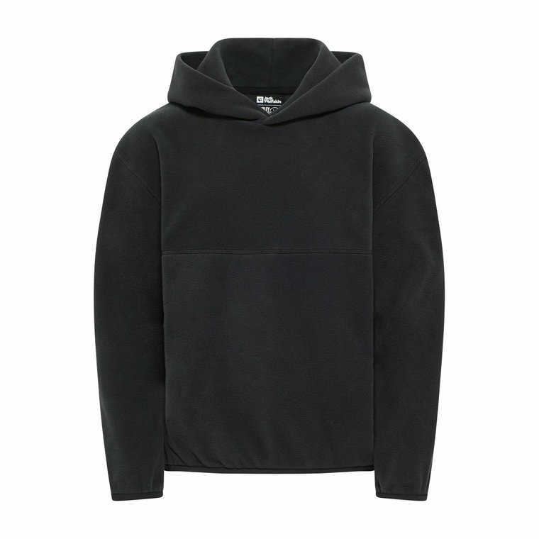 Dziecięca kurtka z kapturem Jack Wolfskin SMILEYWORLD HOODY Y granite black - M