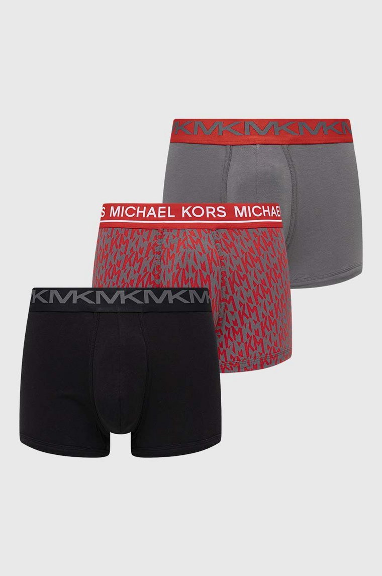 Michael Kors bokserki 3-pack męskie kolor czerwony 6S41T10033