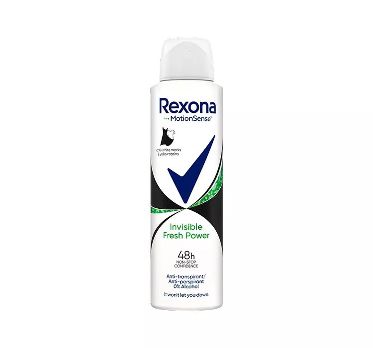 REXONA INVISIBLE FRESH POWER ANTYPERSPIRANT W AEROZOLU DLA KOBIET 150ML